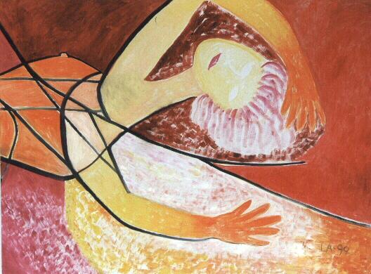 Lang ersehnte Hitze Öl 60 x 80 cm