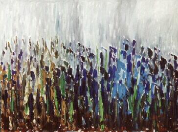 Im Regen Öl 60 x 80 cm