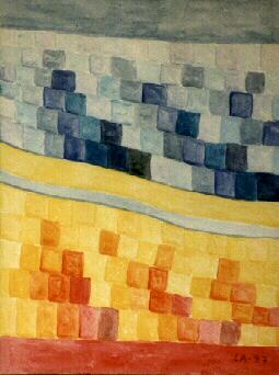 Vibration Aquarell 32 x 24 cm
